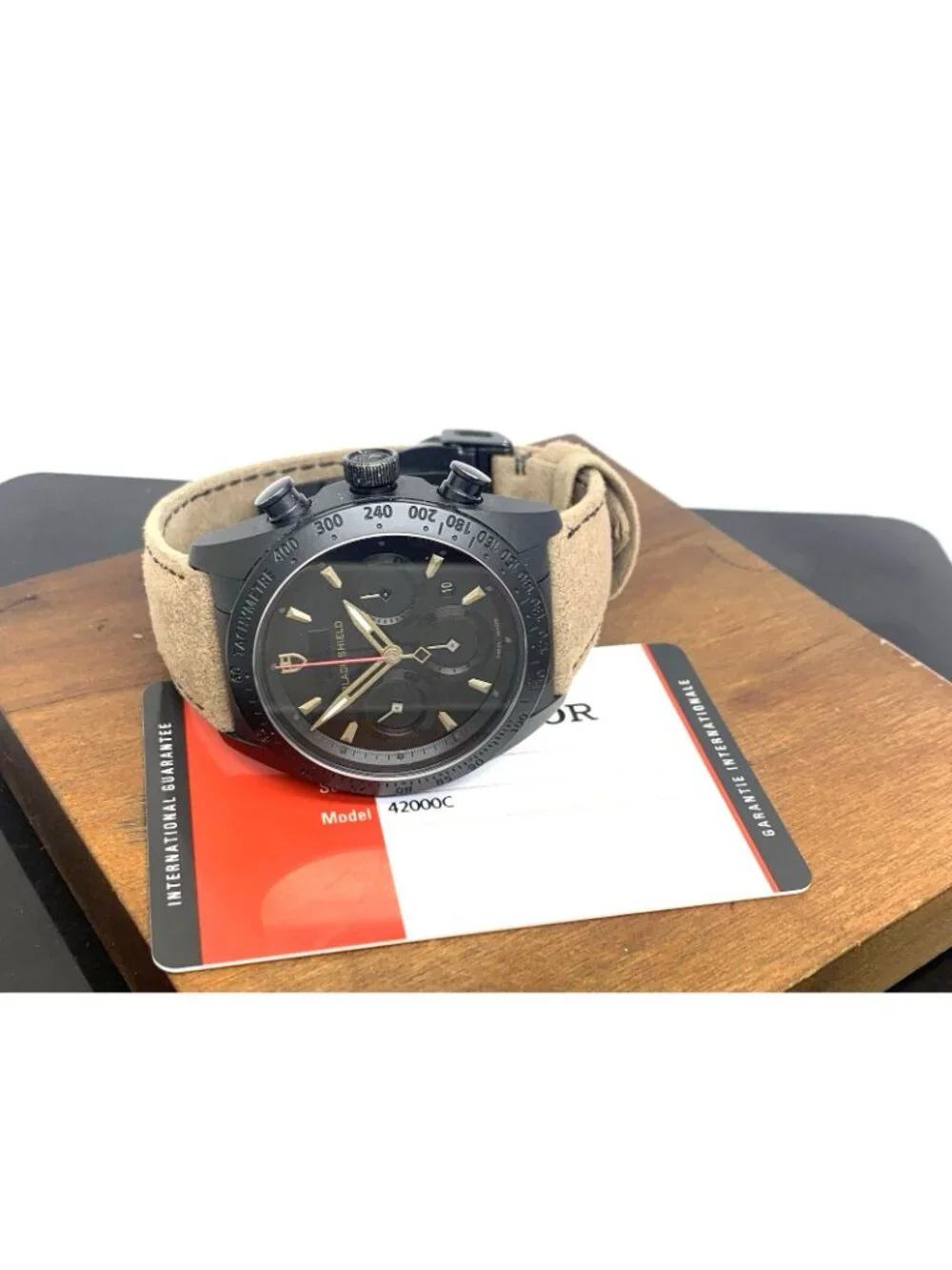 Tudor Fastrider Black Shield Men's Watch M42000CN Swiss Automatic Chrono 42mm